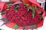 赤バラの花束・本数による花言葉