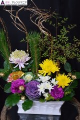 正月アレンジ　沖縄の花屋アレンジマニア