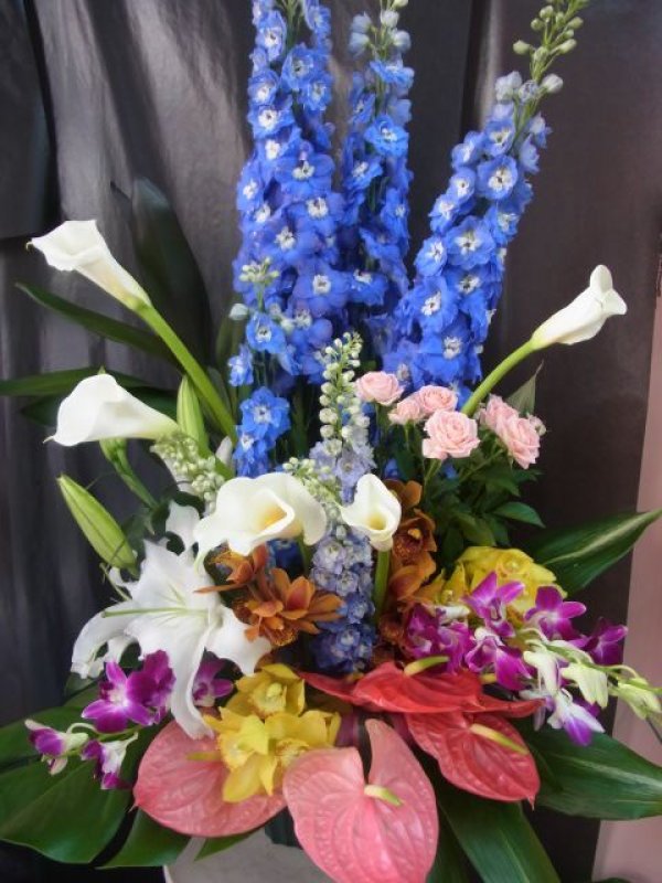 画像2: 花お任せ南国風　アレンジ【予算15000円】│沖縄のオンライン花屋 (2)