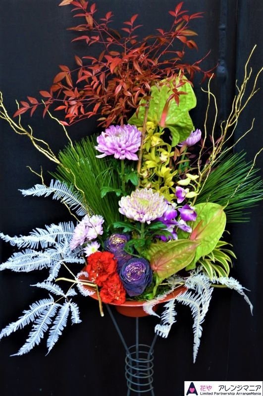 画像1: 那覇市 定期納品のお花｜会議室・応接室向けアレンジメント 要見積もり (1)