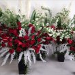 画像1: 赤バラメイン　アレンジメント【予算30000円】沖縄の花屋アレンジマニア (1)
