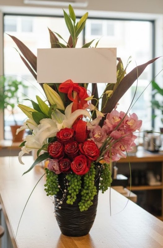 画像1: 花お任せ　アレンジ【予算15000円】 (1)