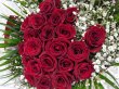 画像1: 沖縄でプロポーズ 赤バラ20本とかすみ草の花束（沖縄配達対応） (1)