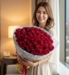 画像1: 赤バラ108本の花束　プロポーズ専用｜沖縄ホテル配達対応 (1)