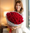 画像3: 沖縄 プロポーズ 赤バラ108本の花束｜ホテル配達・サプライズ対応 (3)